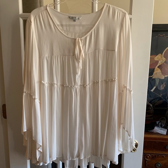 John Mark Tops - Tiered peasant top.